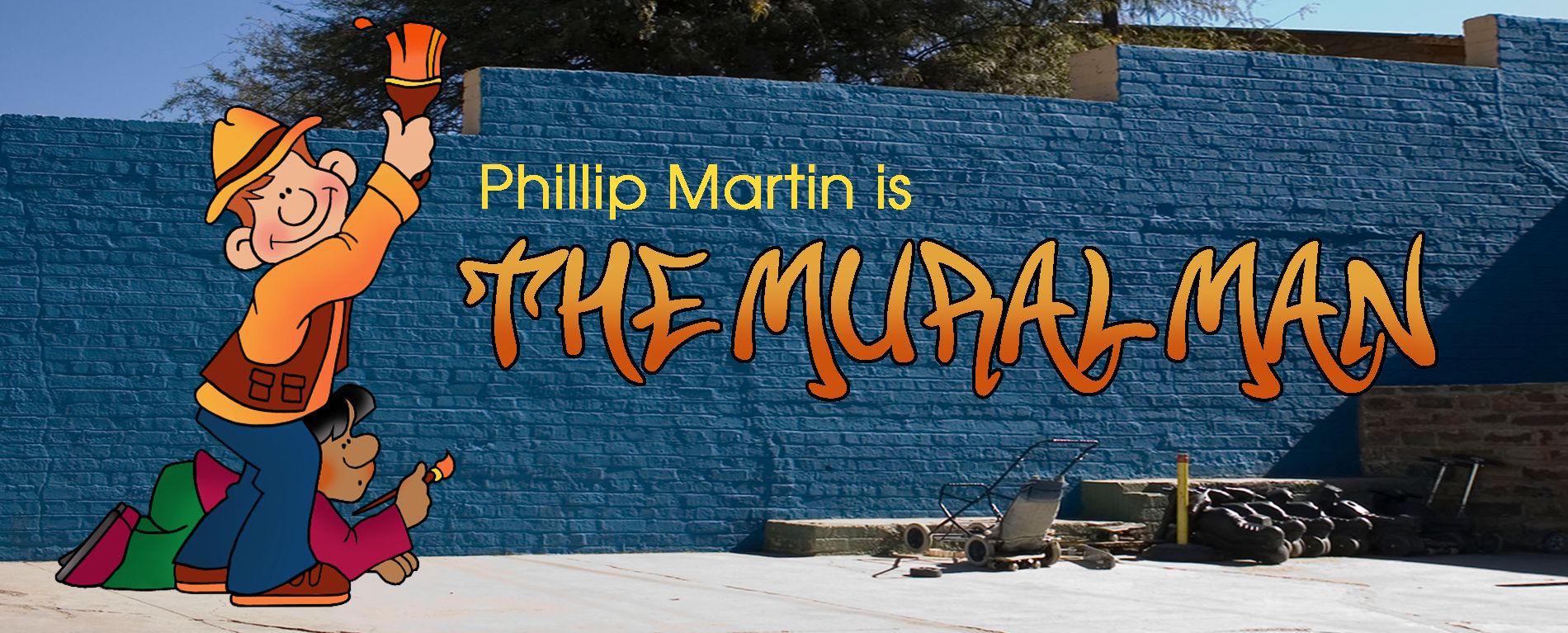 Phillip Martin is the Mural Man